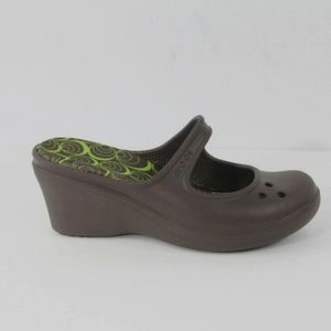 Crocs Frances Wedge Shoes Clogs